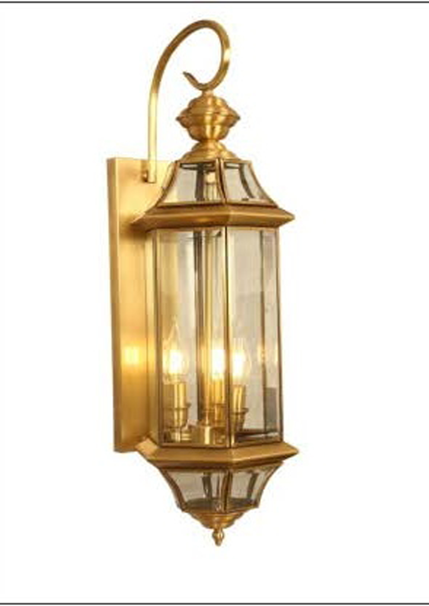 Beyond Lights - Brass Wall Light- GL